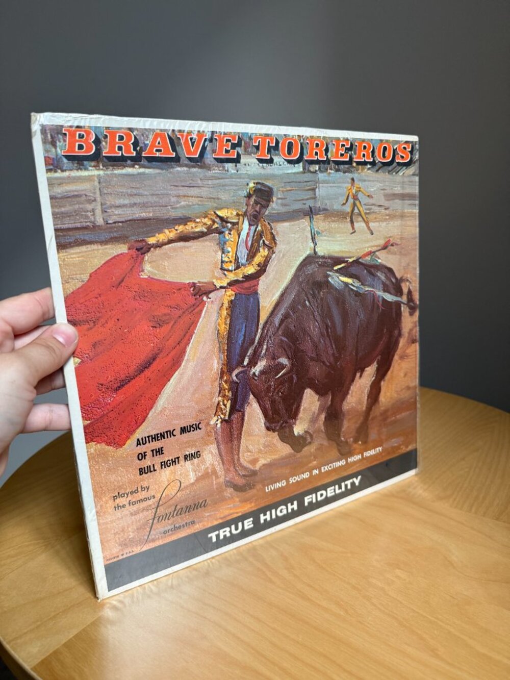 Brave Toreros Authentic Music Of The Bull Fight Ring by Fontana Orchestra Vinyl